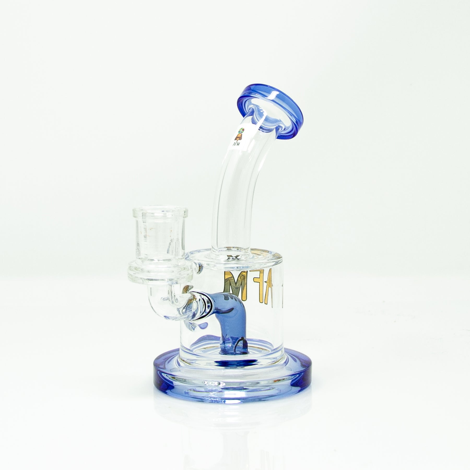 6.5" AFM Killer Colored Glass Mini Dab Rig