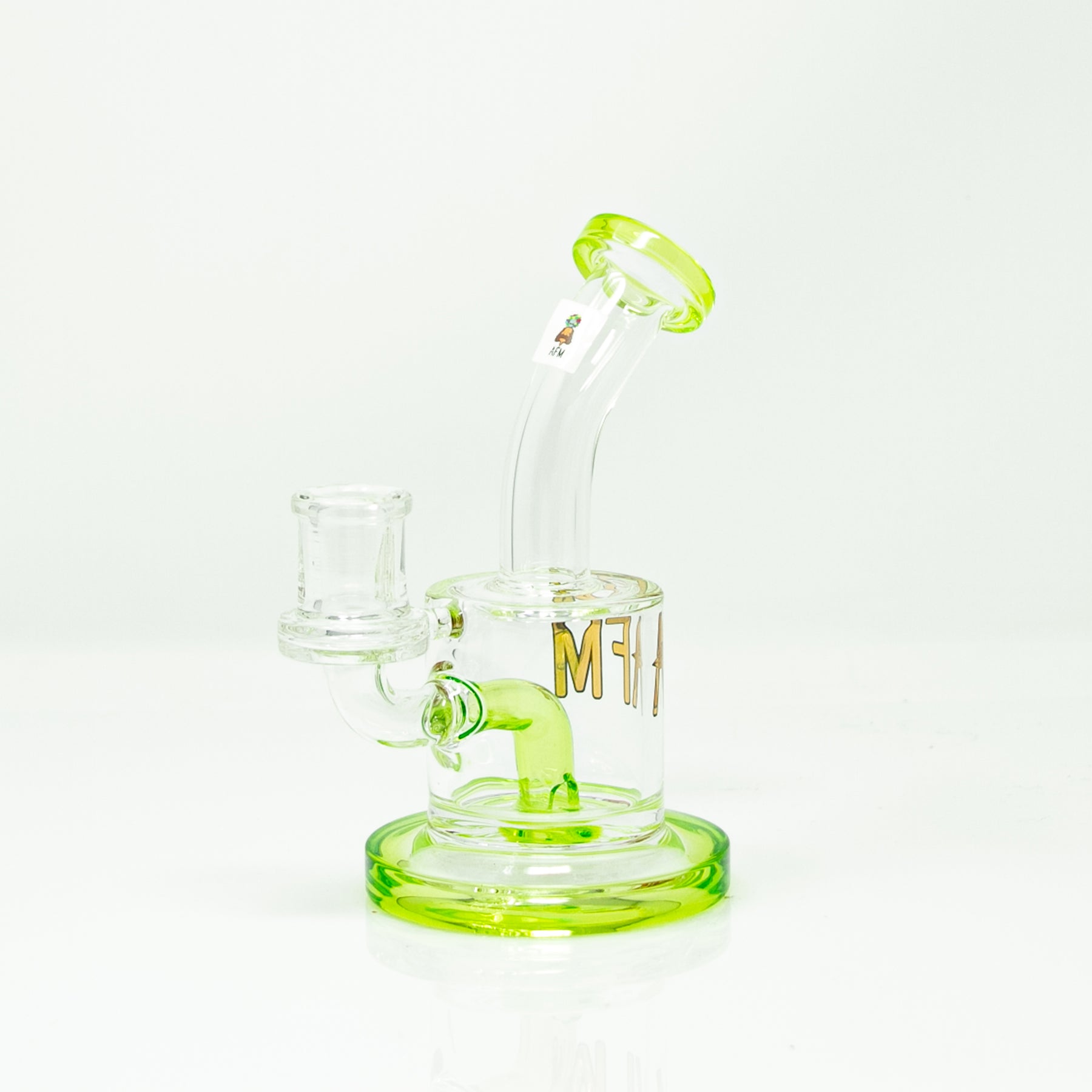 6.5" AFM Killer Colored Glass Mini Dab Rig