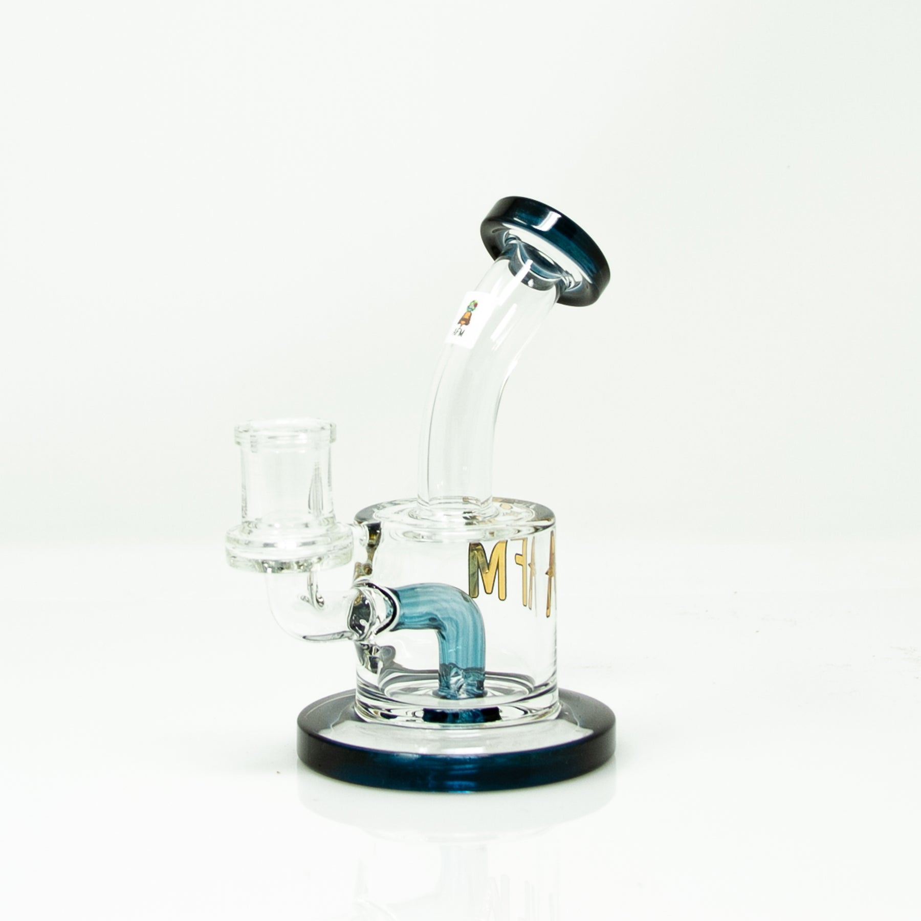 6.5" AFM Killer Colored Glass Mini Dab Rig