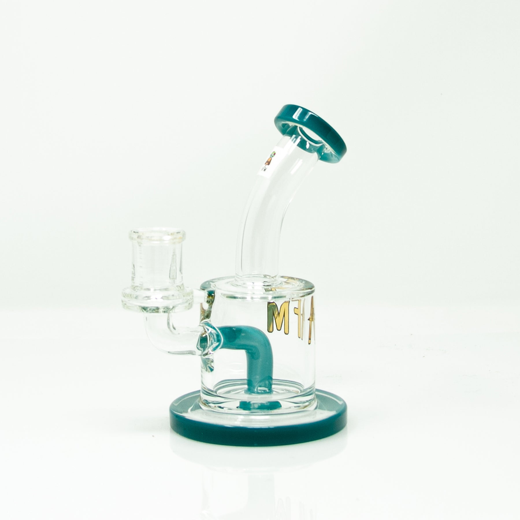 6.5" AFM Killer Colored Glass Mini Dab Rig