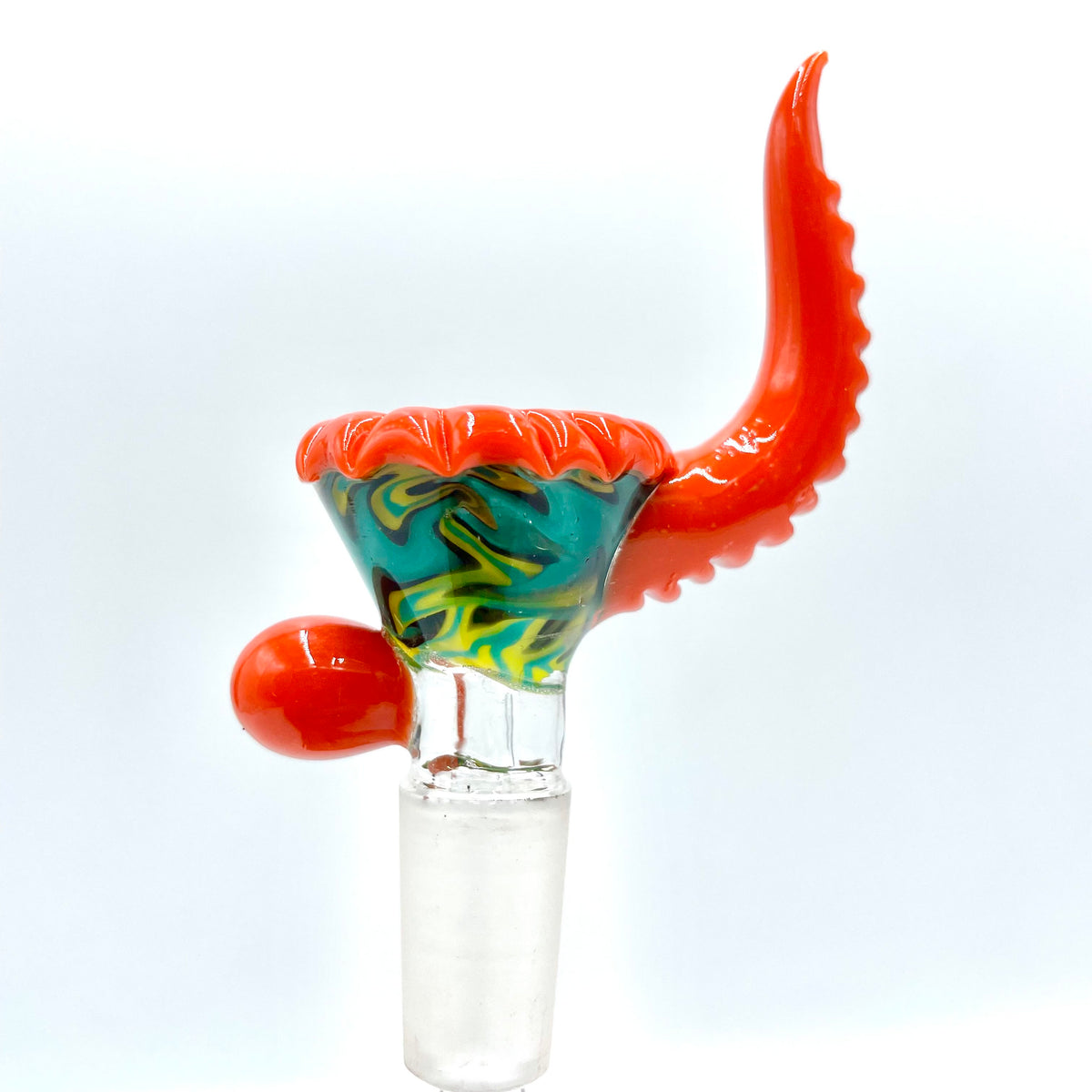 Lucky Goat Rasta Horn Glass Bowl