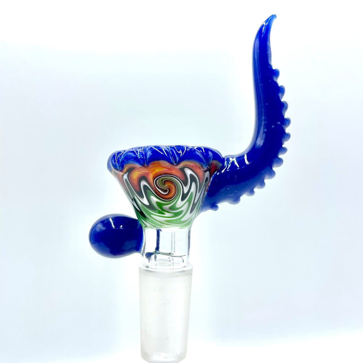 Lucky Goat Rasta Horn Glass Bowl