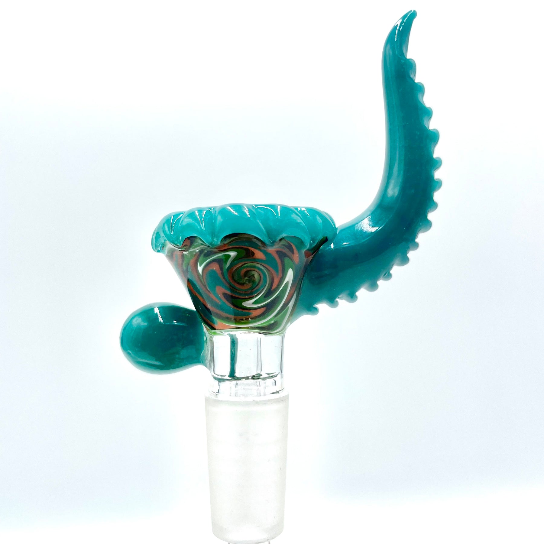 Lucky Goat Rasta Horn Glass Bowl