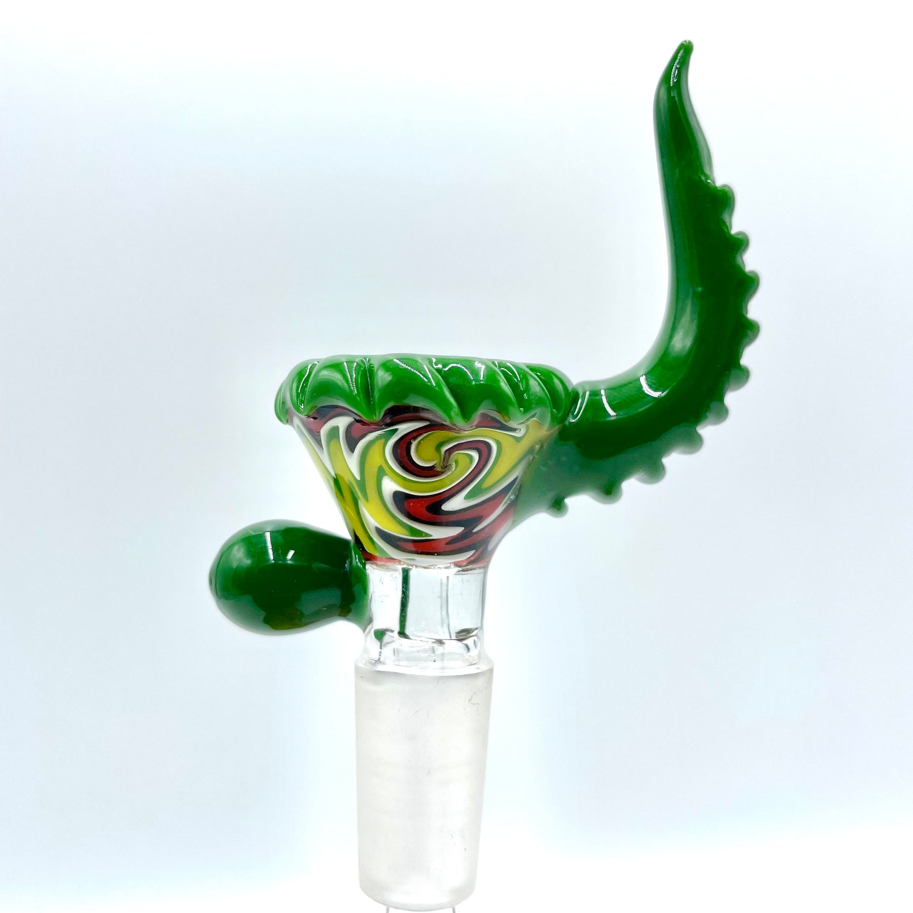 Lucky Goat Rasta Horn Glass Bowl