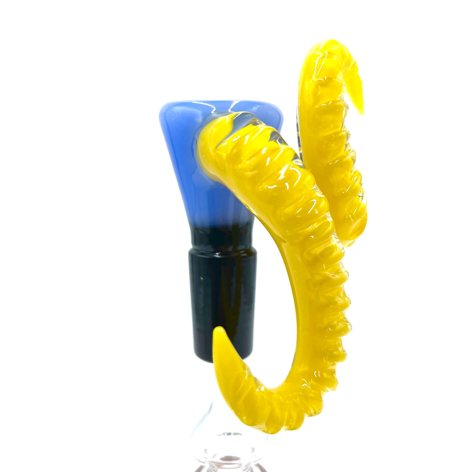 Lucky Goat Double Horn Ram Glass Bowl