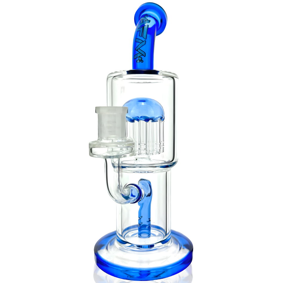 9.5" AFM Hot Rod Charlie Glass Dab Rig + Quartz Banger & Carb Cap Bundle