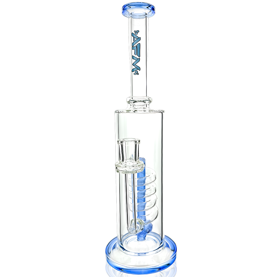 13" AFM Glass Spiral Waterfall Glass Dab Rig