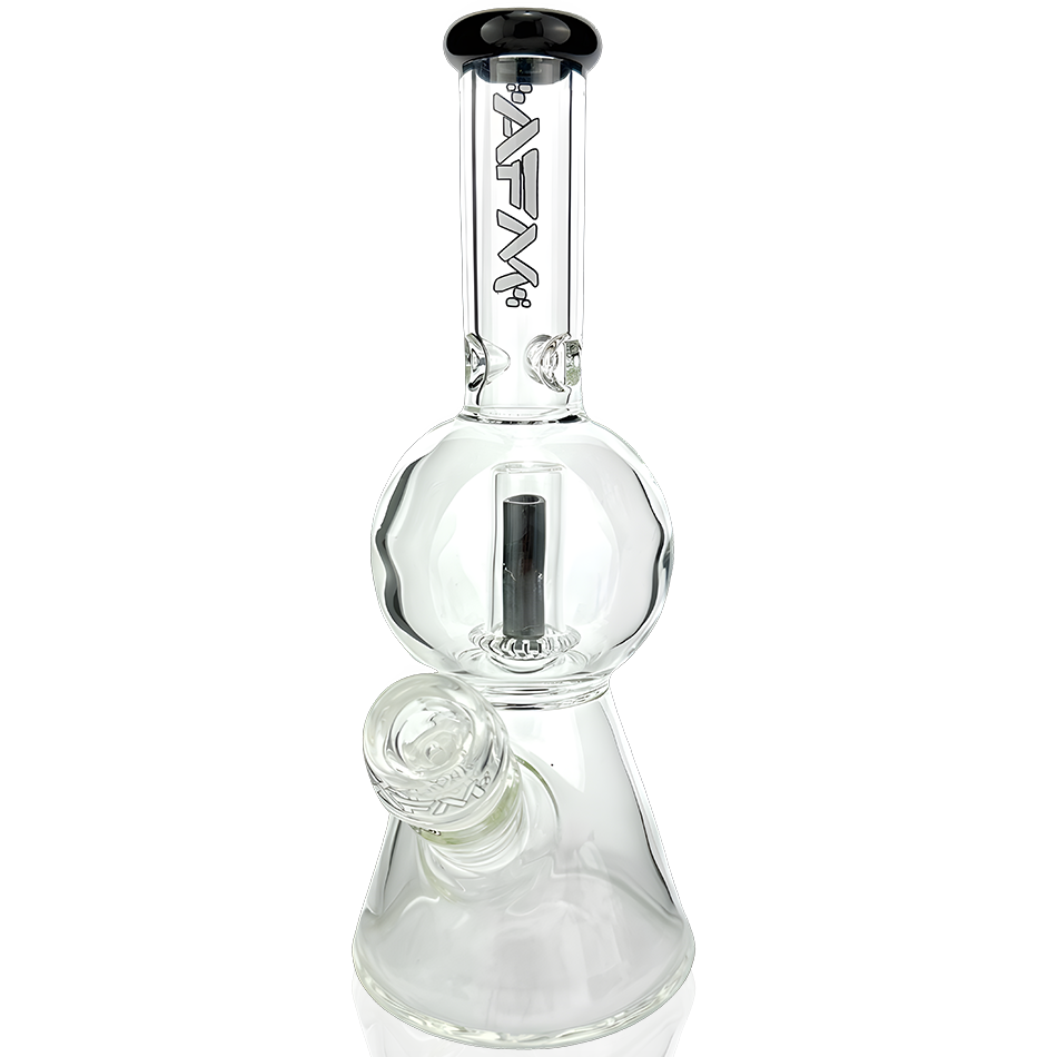 12" AFM Glass Bubble Globe Glass Beaker Bong