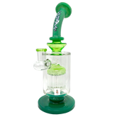 9" AFM Flex Double Color Arm Glass Dab Rig