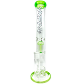14" AFM Glass Ripper Single Arm Perc Glass Straight Tube Bong