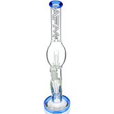18" AFM Unidentified Flyer Glass Straight Tube Bong