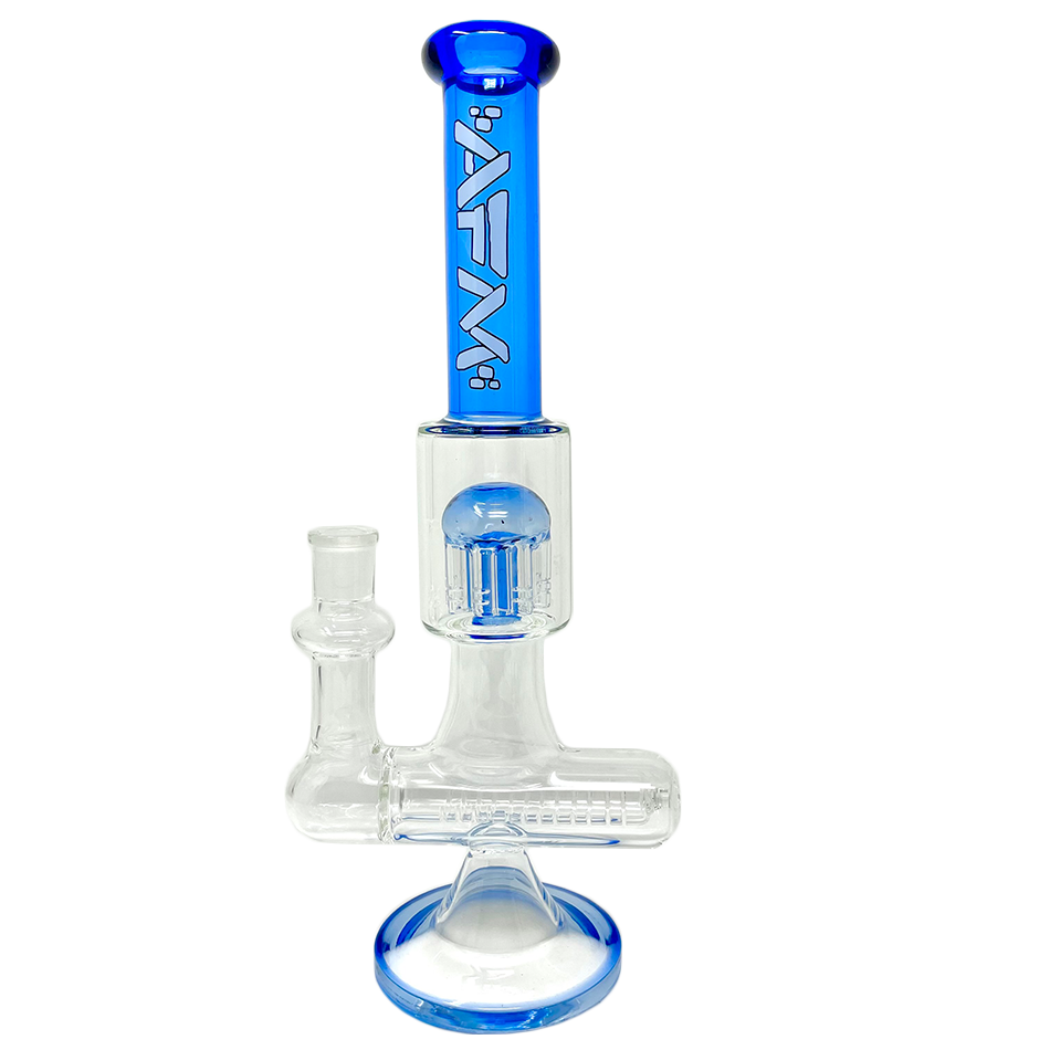 12" AFM Glass Sidewinder Inline Perc Glass Bong