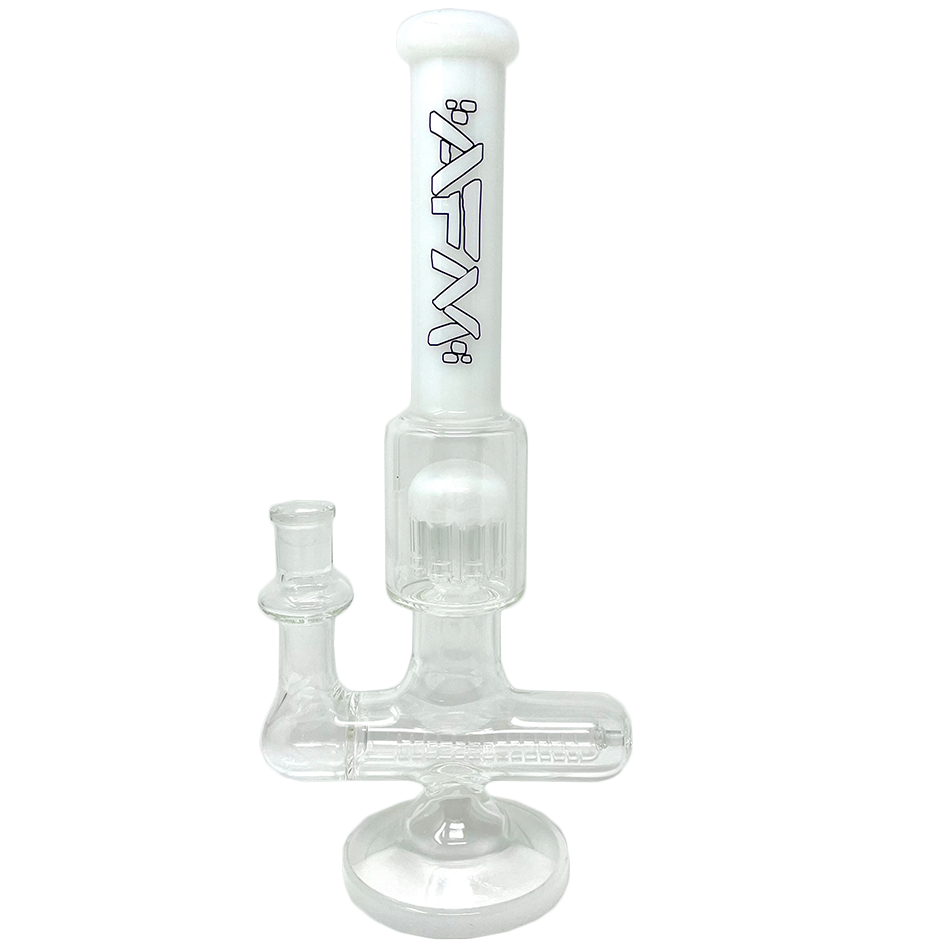12" AFM Glass Sidewinder Inline Perc Glass Bong