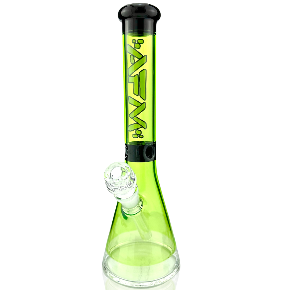 12" AFM Glass Extraterrestrial Double Color Glass Beaker Bong