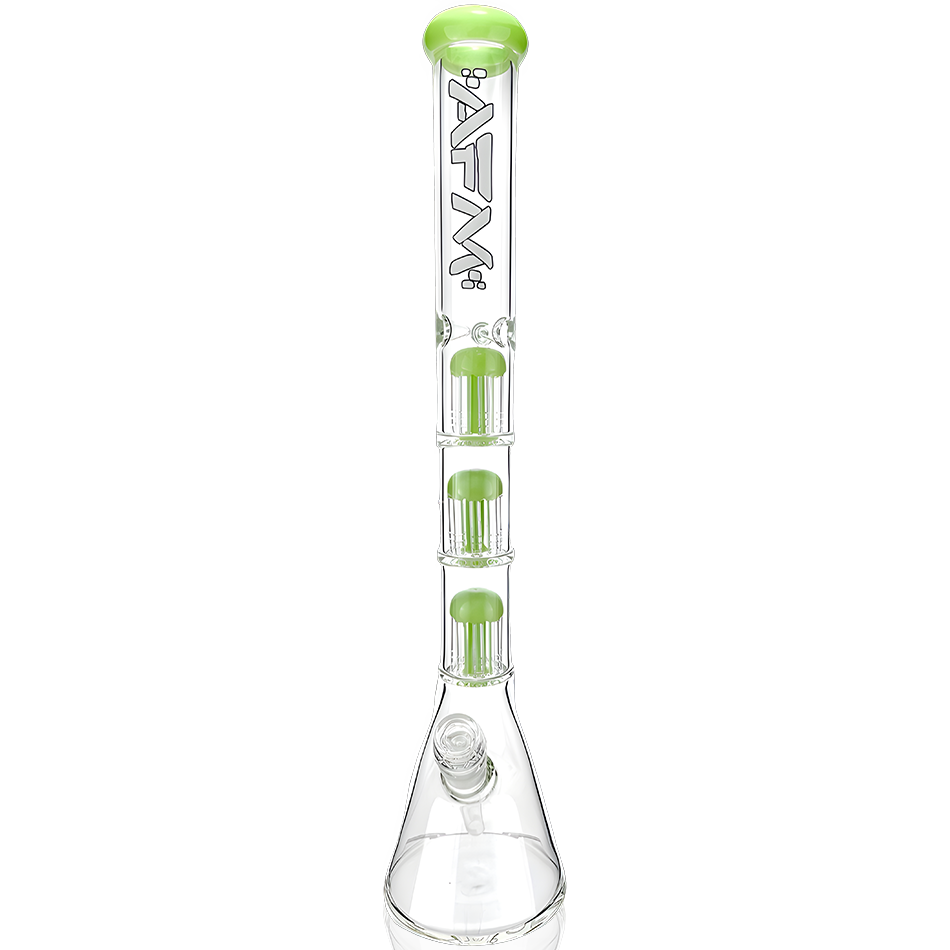 21" AFM Hitter Triple Tree Perc 9mm Glass Beaker Bong