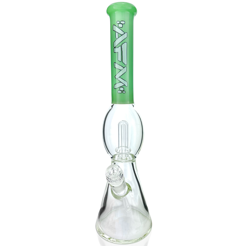 18" AFM UFO Color Sleeve Glass Beaker Bong