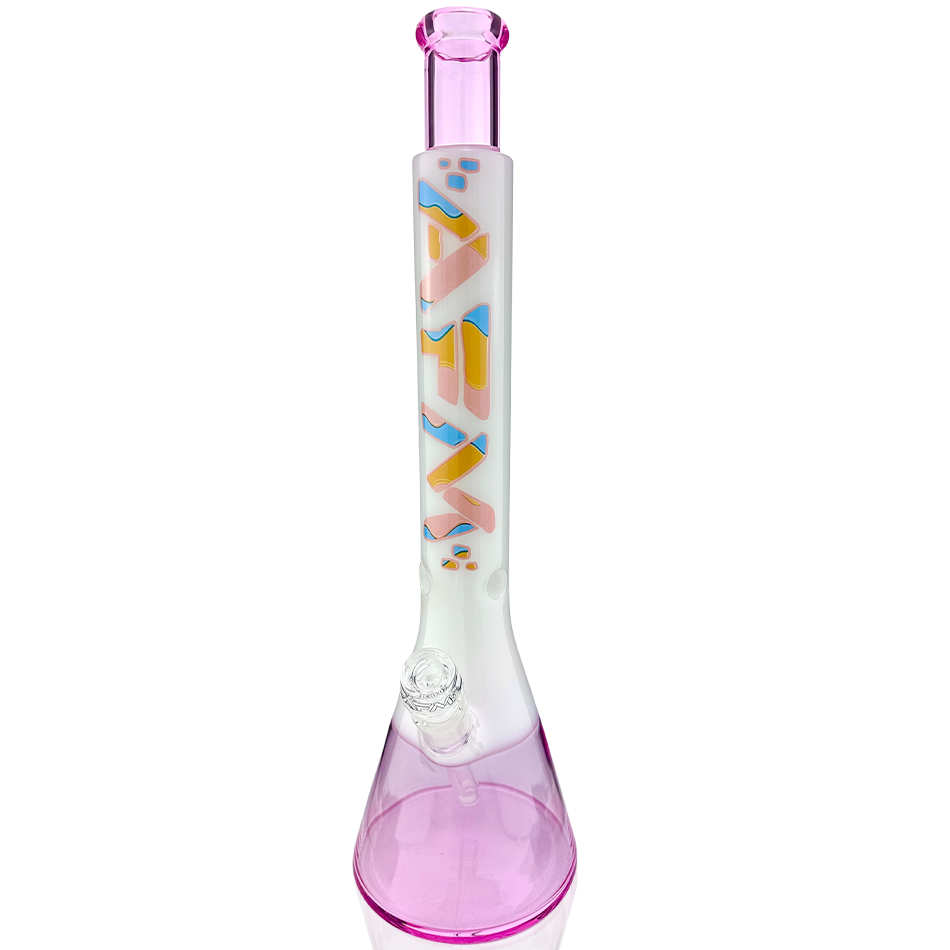 18" AFM Glass Ice Cream Quasar Glass Beaker Bong