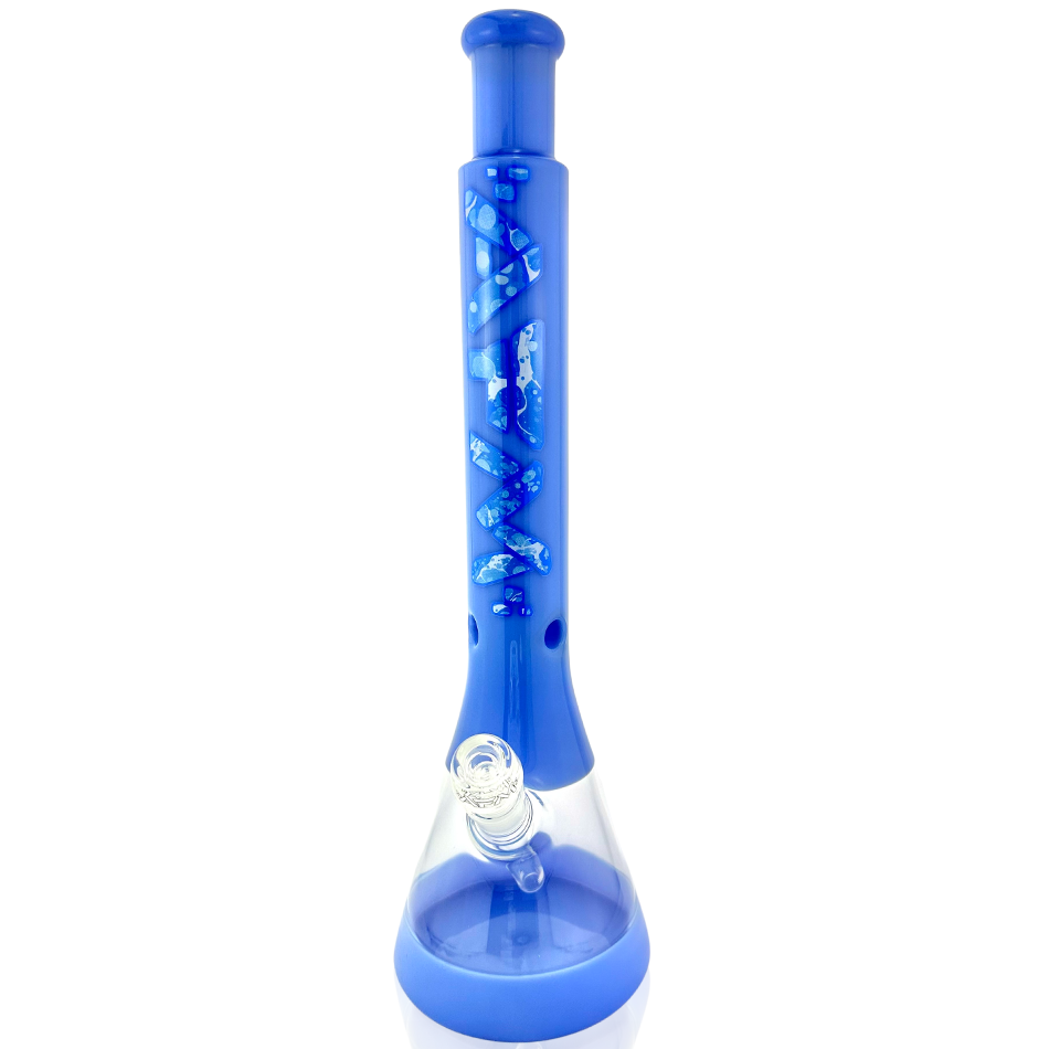 18" AFM Quasar Glass Bubble Beaker Bong