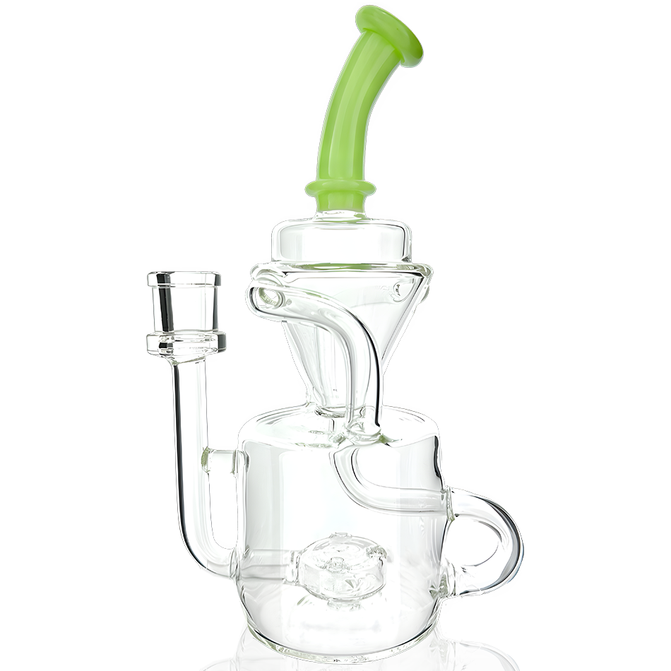 8" AFM Mighty Can Color Recycler Dab Rig