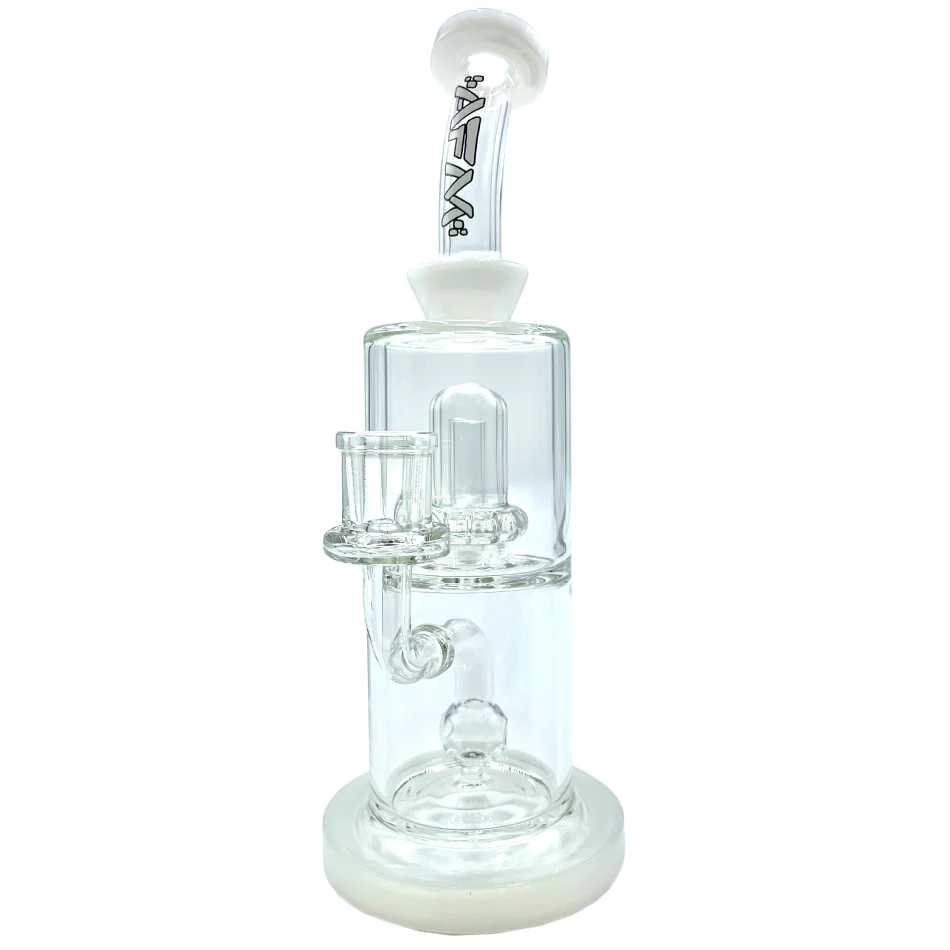 10" AFM Dot Double Perc Glass Dab Rig