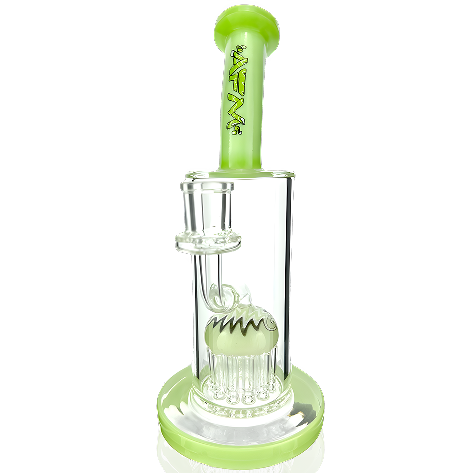 10" AFM Glass Reversal Arm Perc Glass Dab Rig + Quartz Banger & Carb Cap Bundle