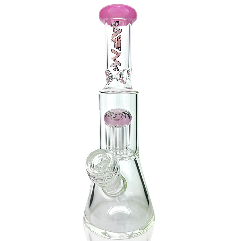 10" AFM Glass Reversal Arm Perc Glass Mini Beaker Bong
