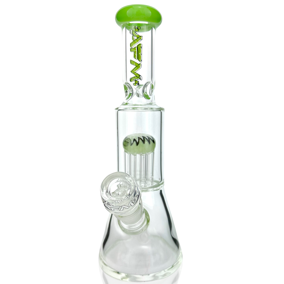 10" AFM Glass Reversal Arm Perc Glass Mini Beaker Bong