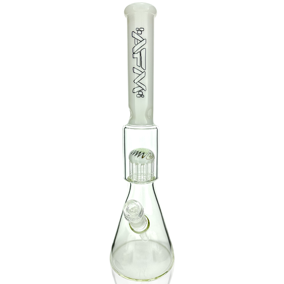18" AFM Reversal Sleeve Glass Tree Perc Beaker Bong