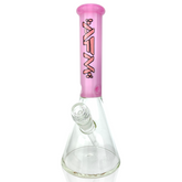 12" AFM Glass Extraterrestrial Color Sleeve Glass Beaker Bong