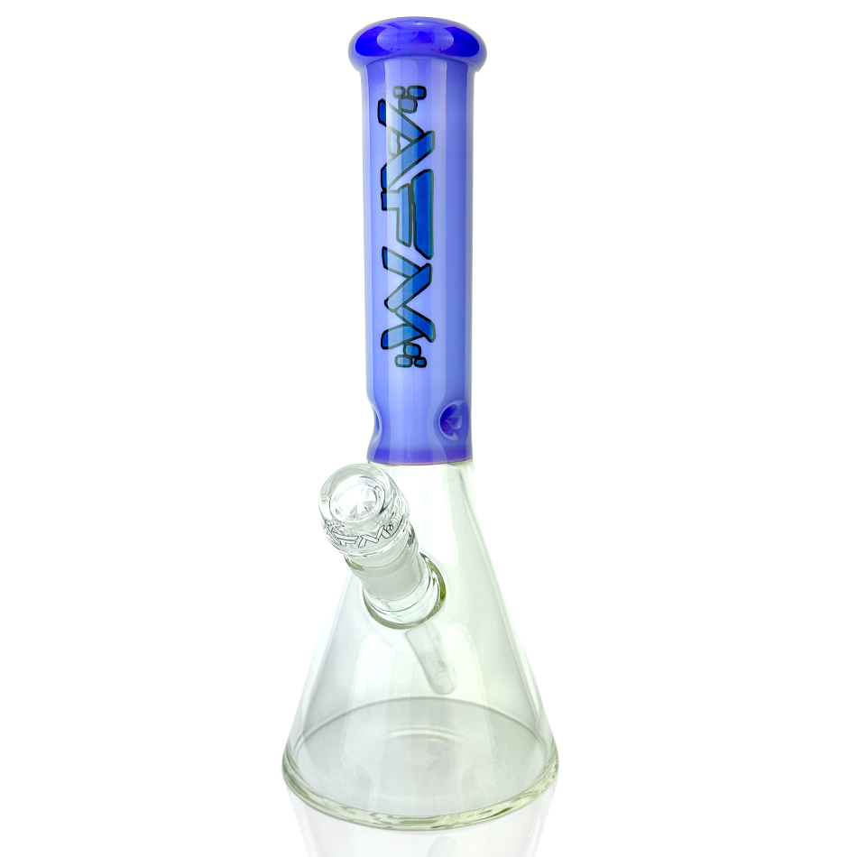 12" AFM Glass Extraterrestrial Color Sleeve Glass Beaker Bong