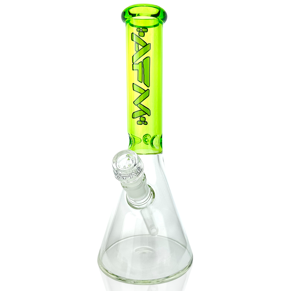 12" AFM Glass Extraterrestrial Color Sleeve Glass Beaker Bong