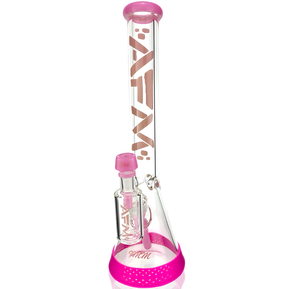 18" AFM Symphony 9mm Glass Beaker Bong Bundle