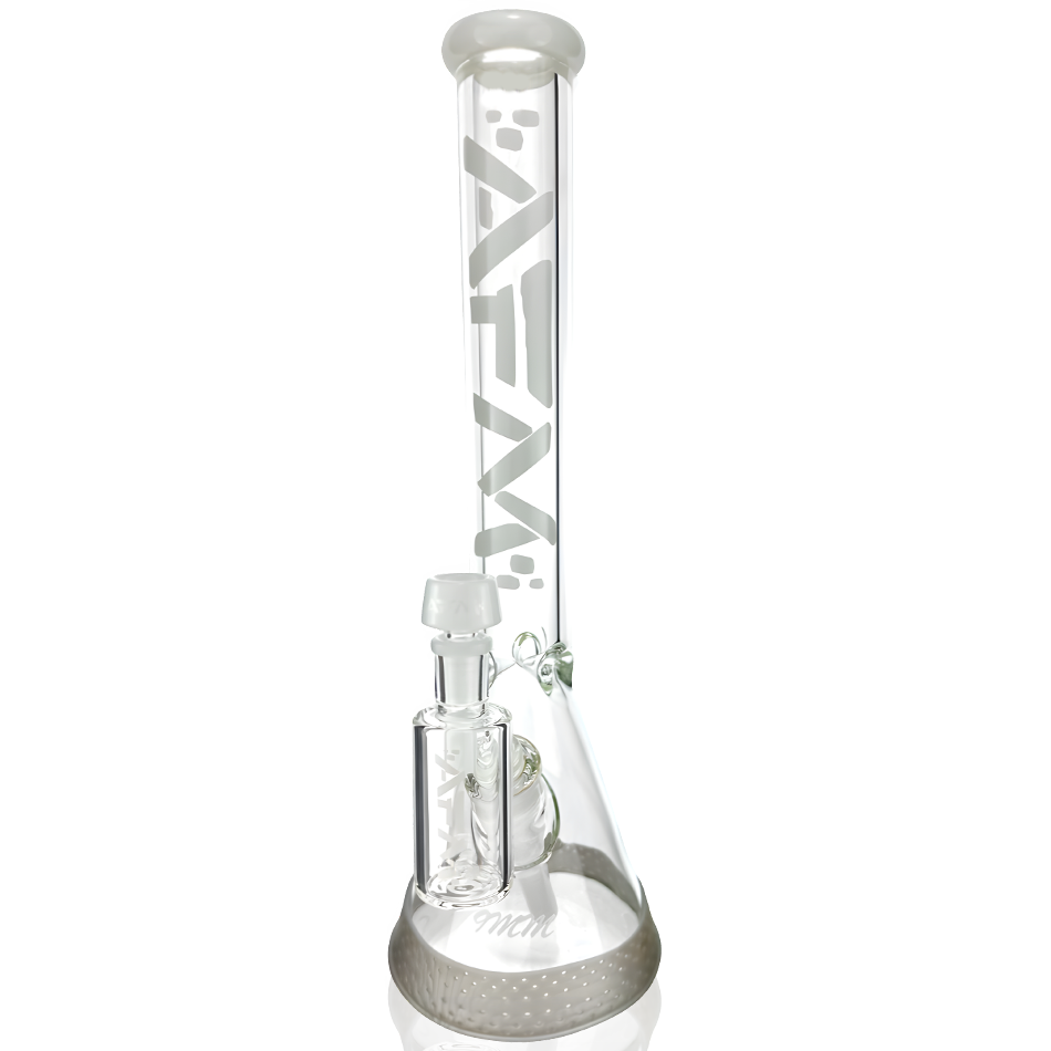 18" AFM Symphony 9mm Glass Beaker Bong Bundle
