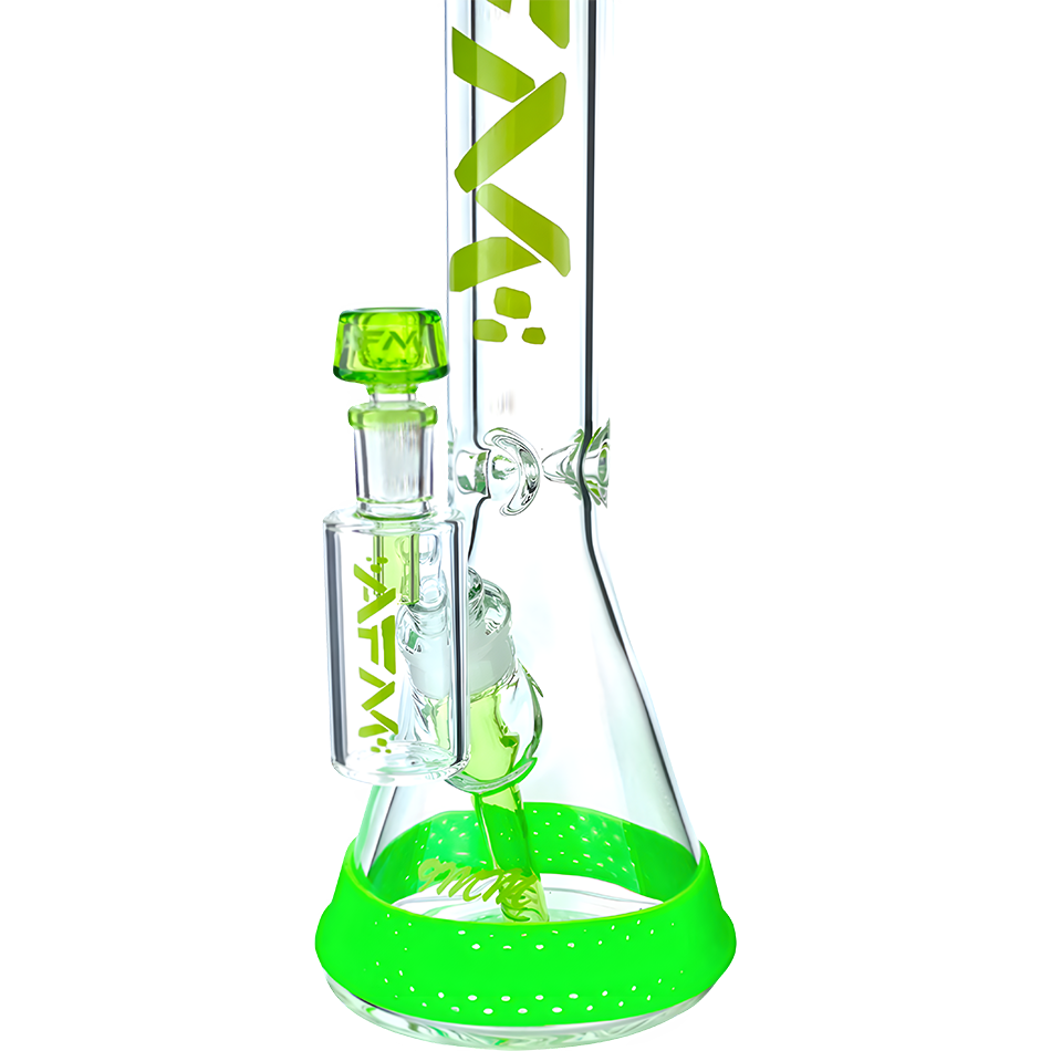 18" AFM Symphony 9mm Glass Beaker Bong Bundle