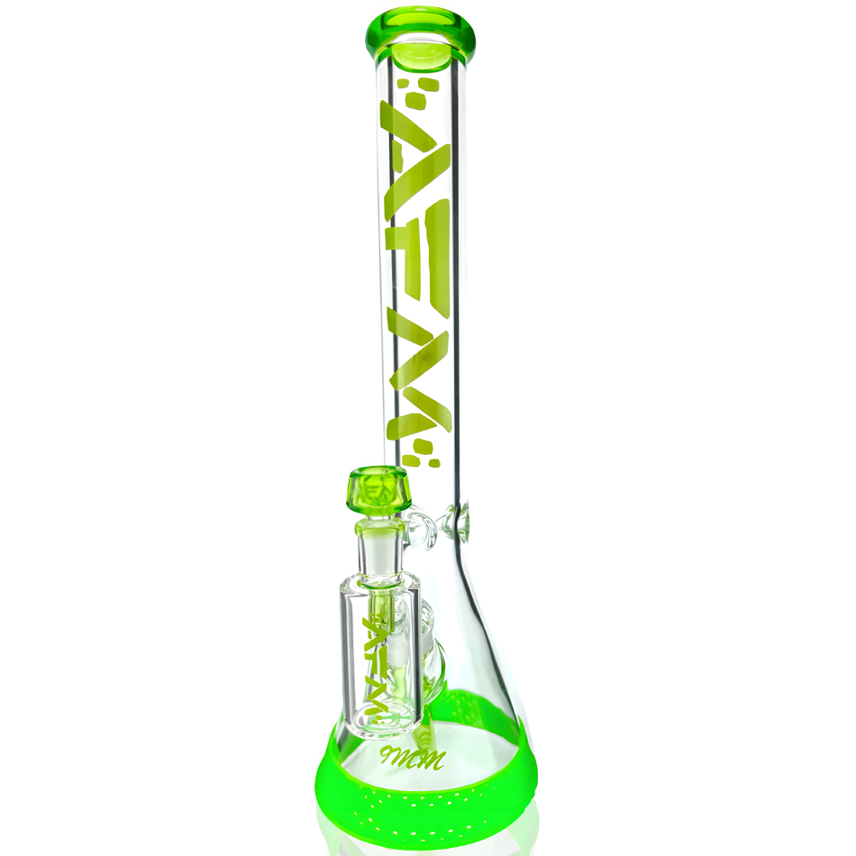 18" AFM Symphony 9mm Glass Beaker Bong Bundle
