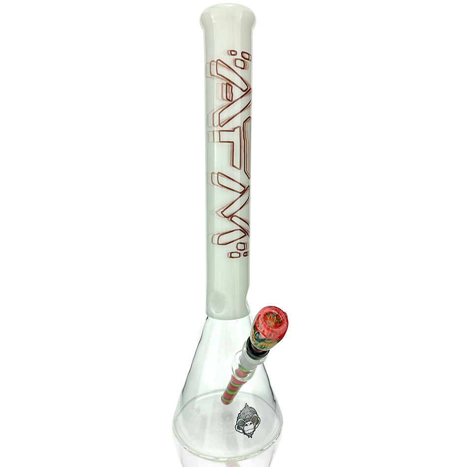 18" AFM Void Glass Beaker Bong Bundle