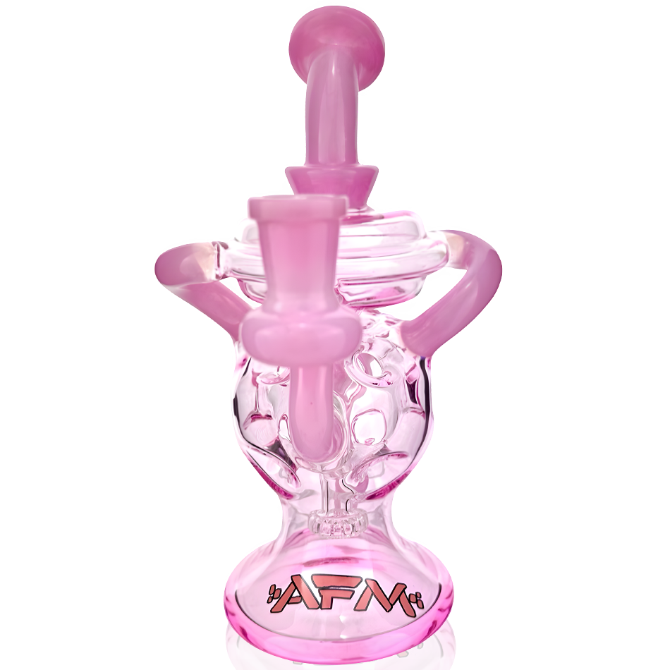 7.5" AFM Swiss Double Color Glass Recycler Dab Rig