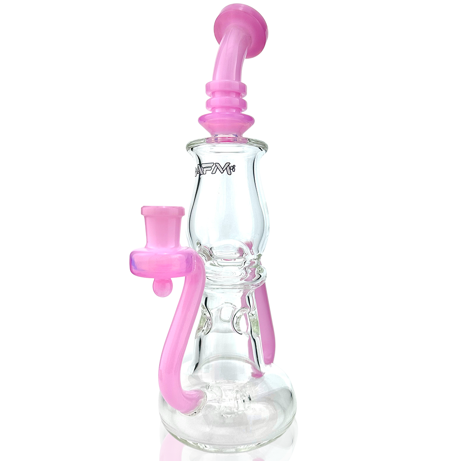9.5" AFM Nebula Glass Recycler Dab Rig