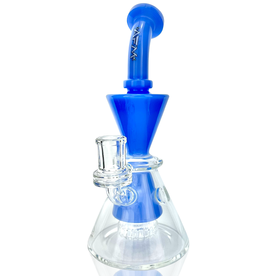 9" AFM  Swiss Cheese Glass Dab Rig