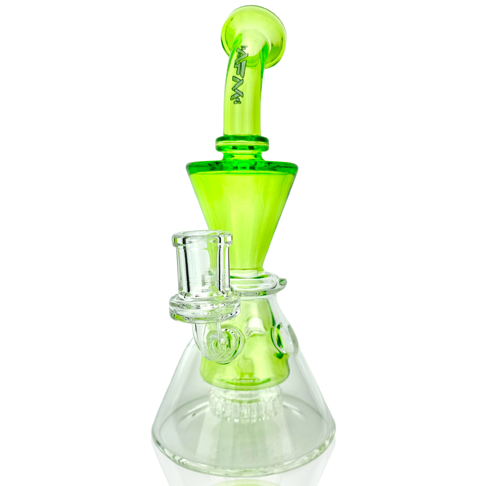 9" AFM  Swiss Cheese Glass Dab Rig