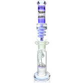 18" AFM Reversal Straight Freezable Coil Glass Beaker Bong