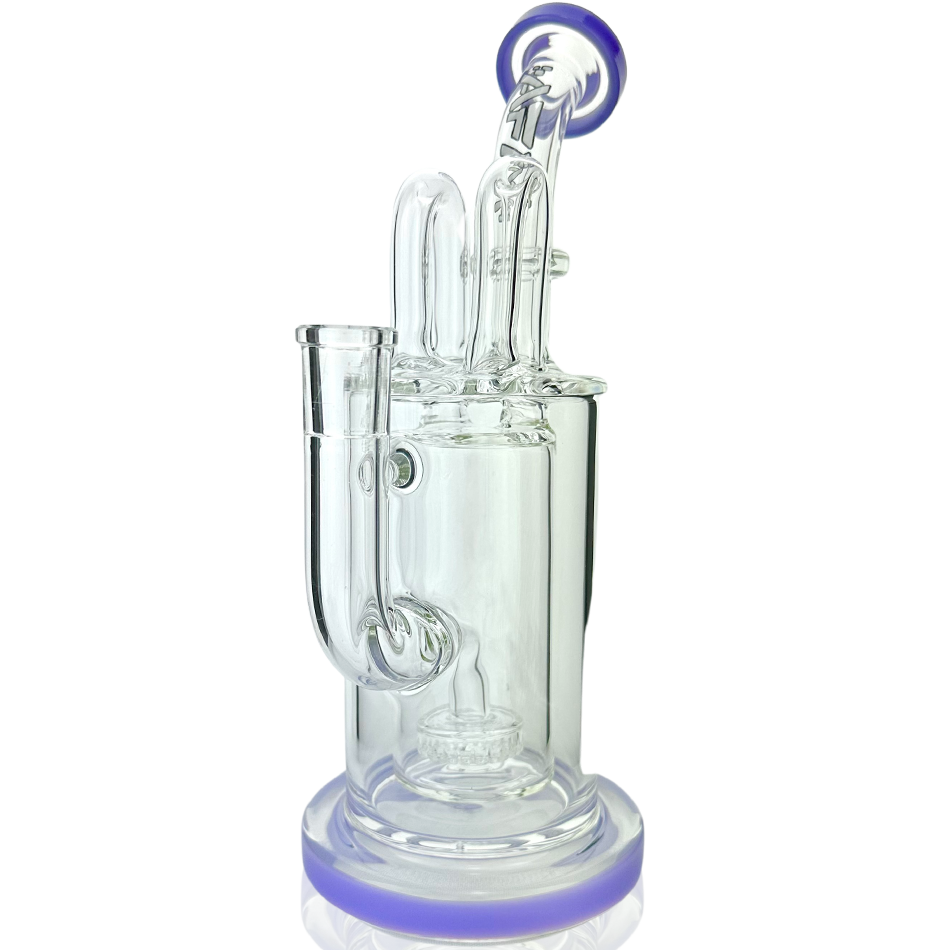 9.5" AFM Milky Way Pump Recycler Dab Rig + Quartz Banger Bundle