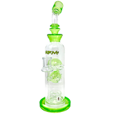 12" AFM Glass Big Swiss Perc Straight Dab Rig