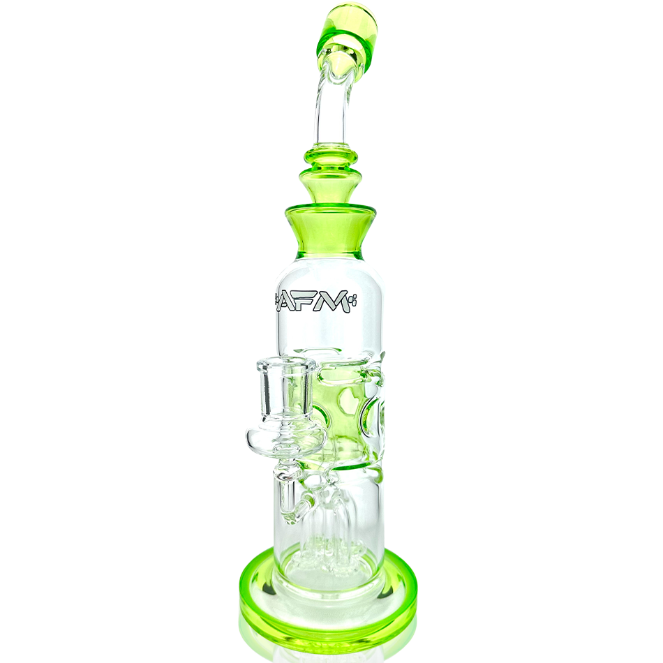 12" AFM Glass Aurora Quad Showerhead Dab Rig