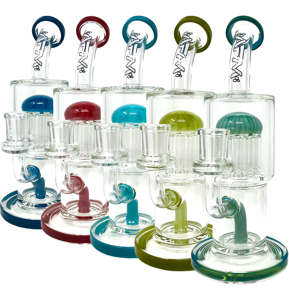 9" AFM Groovy Tree Arm Perc Dab Rig