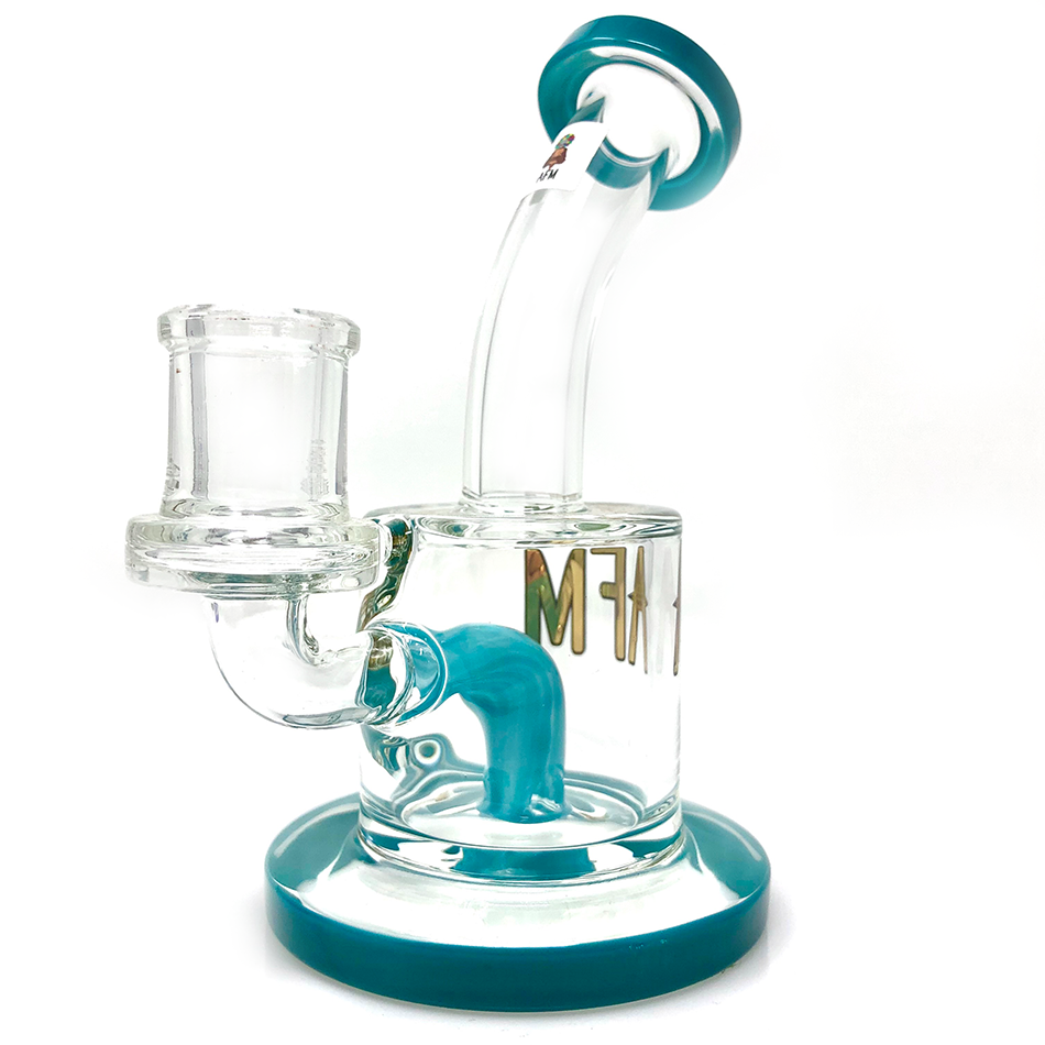 6.5" AFM Killer Colored Glass Mini Dab Rig