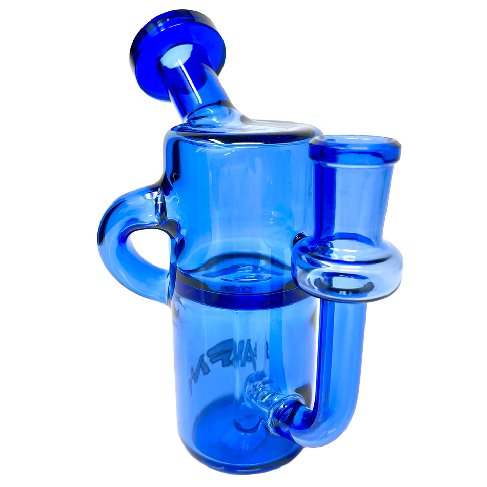 5.5" AFM Power Can Color Glass Recycler Mini Dab Rig
