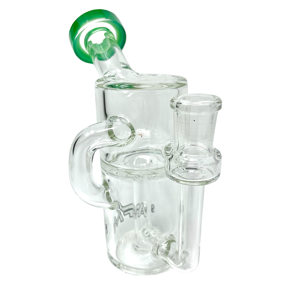 5.5" AFM Power Can Clear Glass Recycler Mini Dab Rig