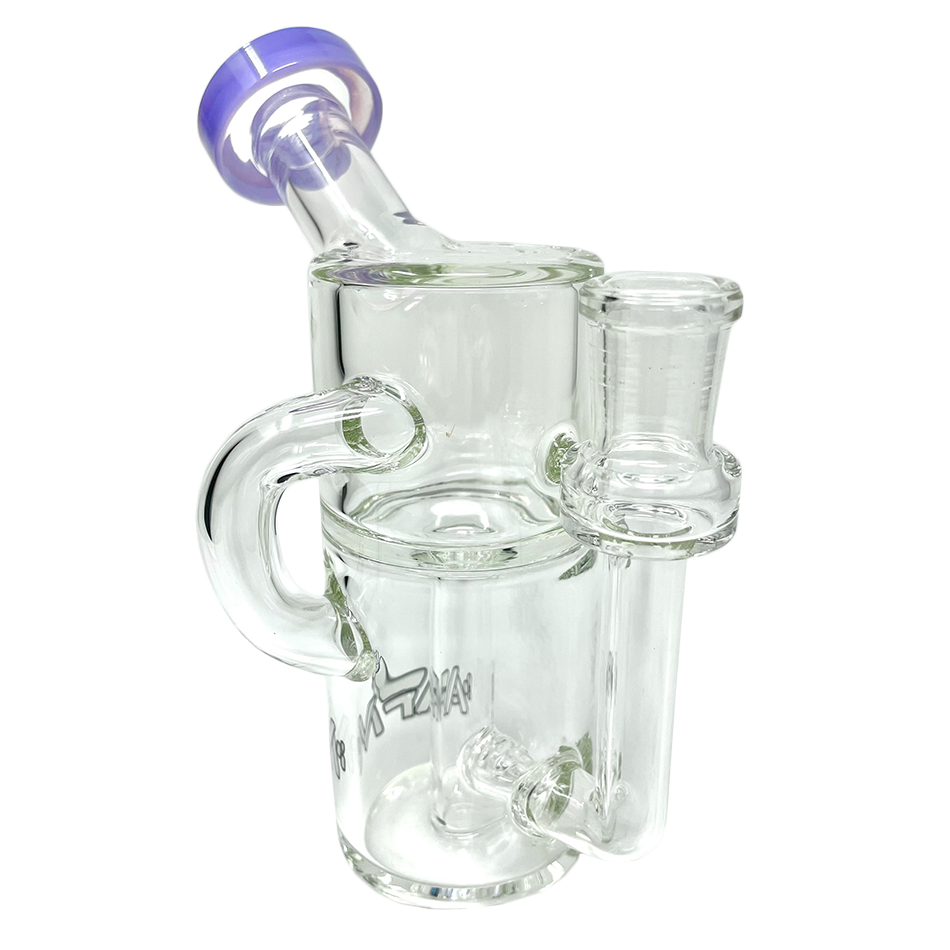 5.5" AFM Power Can Clear Glass Recycler Mini Dab Rig