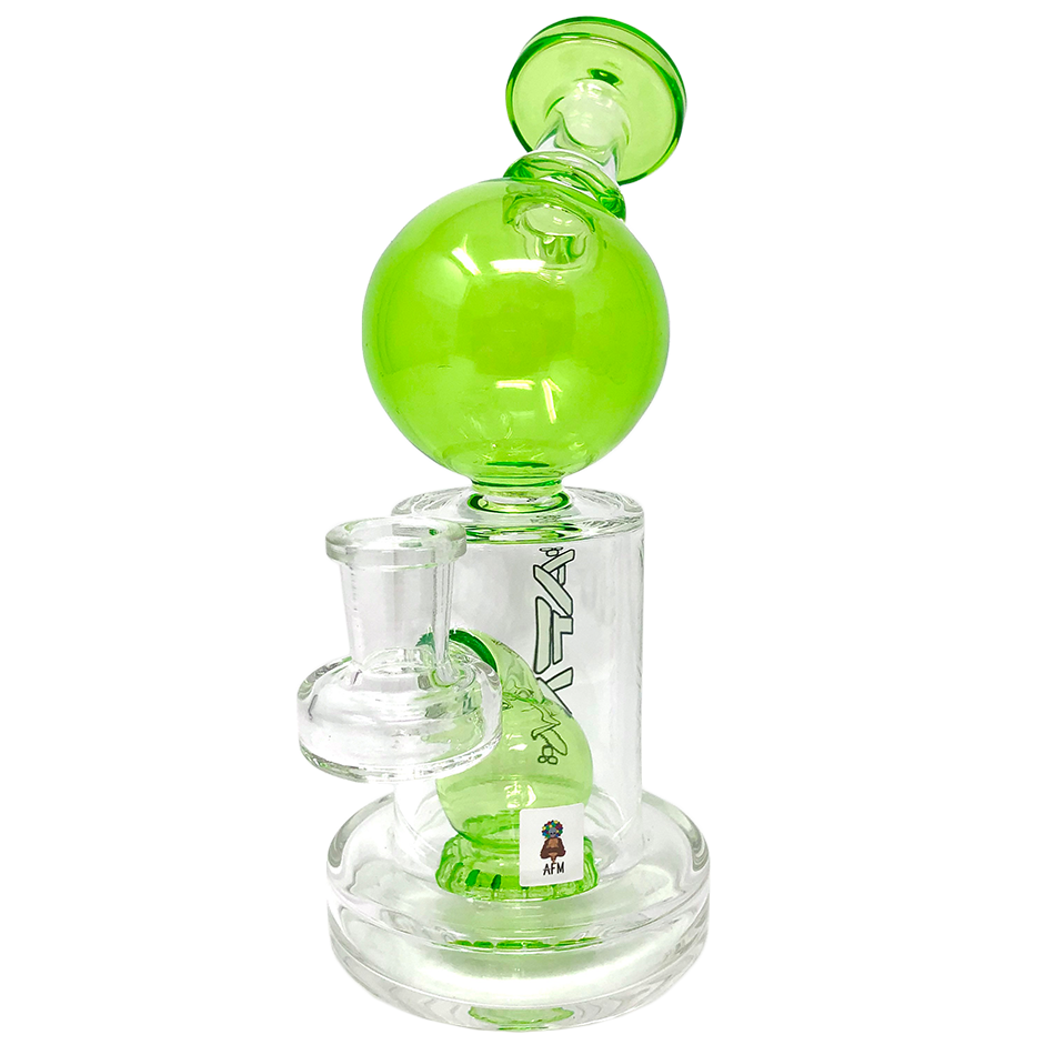 8" AFM Bubble Head Glass Dab Rig